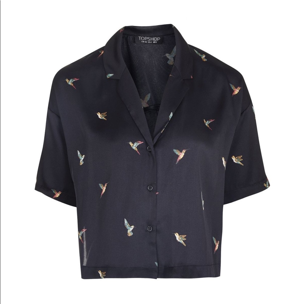 topshop hummingbird top